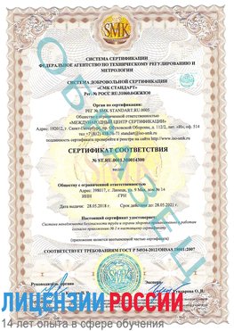 Образец сертификата соответствия Внуково Сертификат OHSAS 18001
